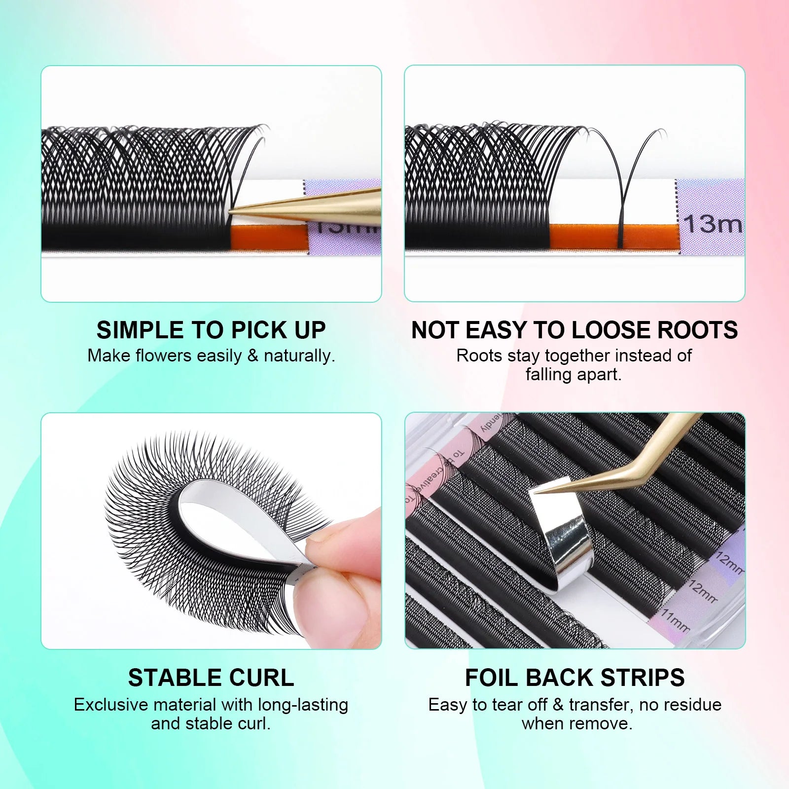 NAGARAKU YY Shape Eyelash Extensions – Soft & Premium False Lashes