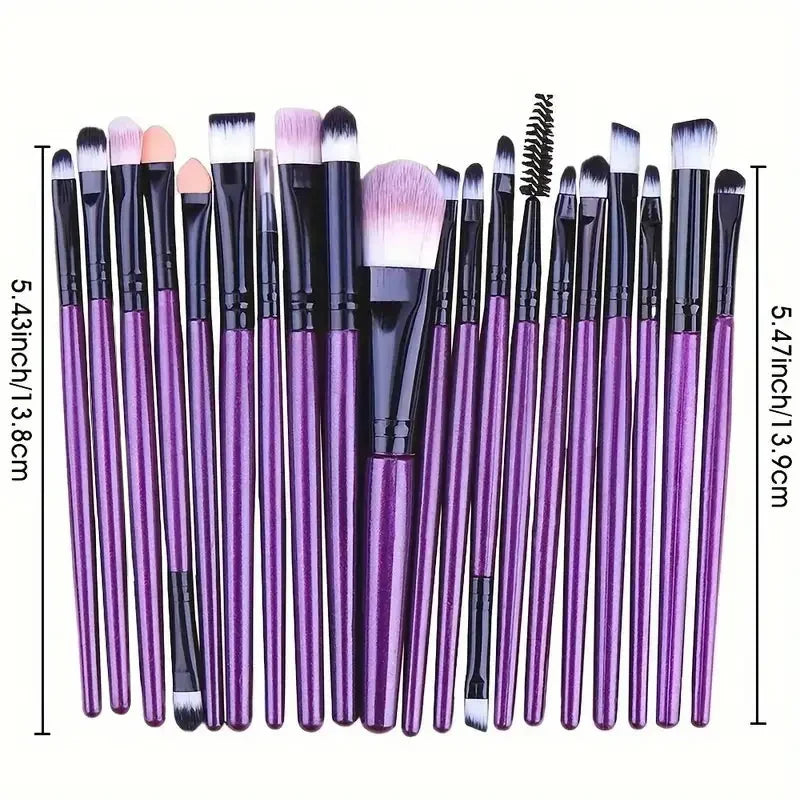 20Pcs Makeup Brush Set – Professional Cosmetic Brushes