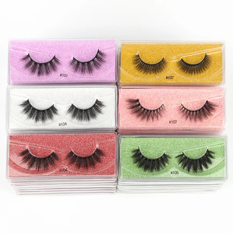 Wholesale 3D Mink Eyelashes – Bulk Pack of 10/30/50/100 Pairs