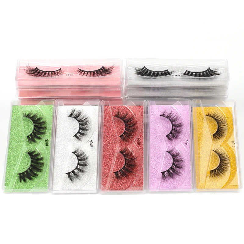 Wholesale 3D Mink Eyelashes – Bulk Pack of 10/30/50/100 Pairs