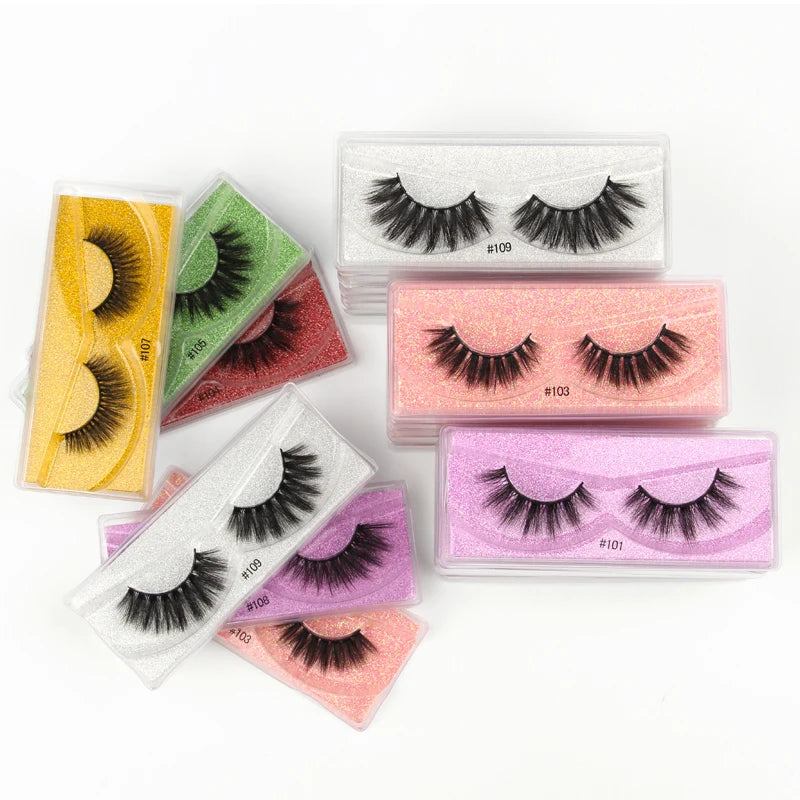 Wholesale 3D Mink Eyelashes – Bulk Pack of 10/30/50/100 Pairs