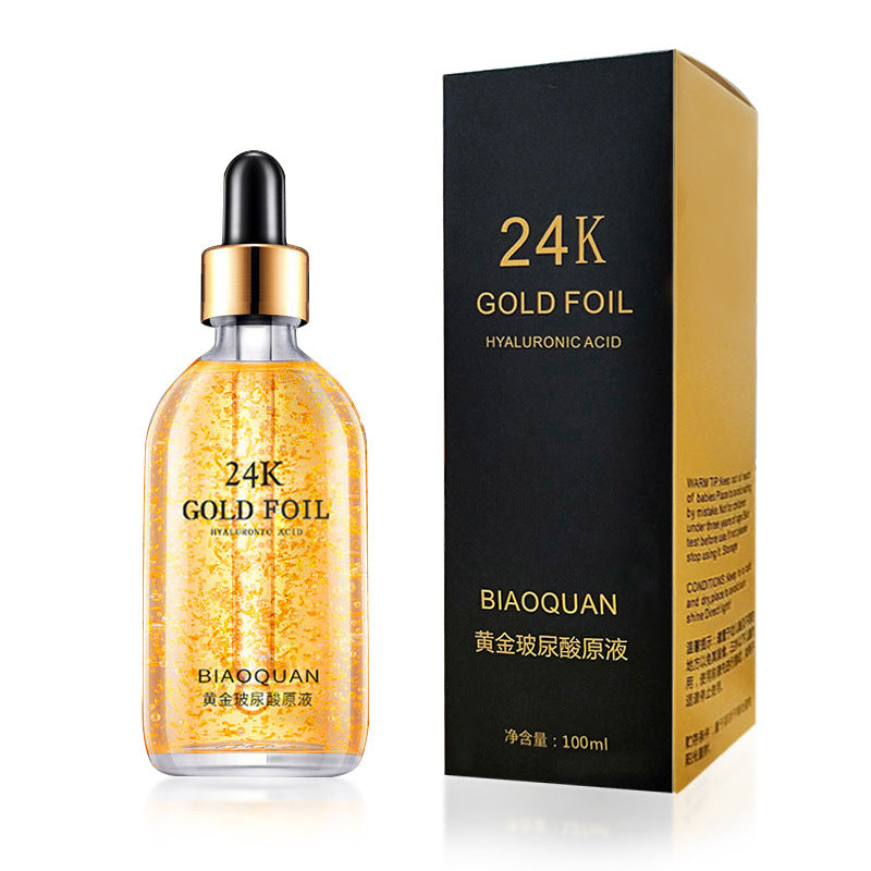 100ml 24K Gold Hyaluronic Acid Face Serum – Anti-Aging & Brightening