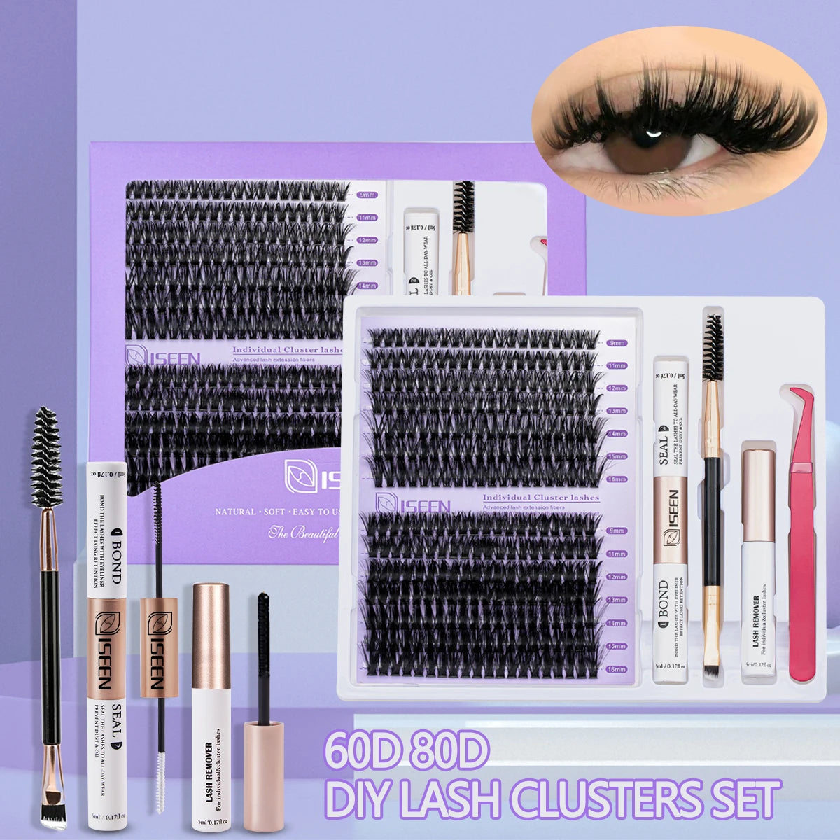 DIY Lash Extension Kit – Mix Styles Lash Clusters