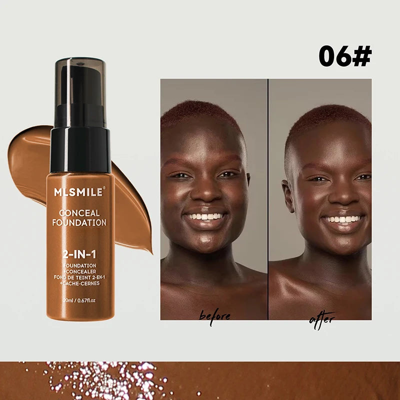 Full-Coverage Matte Foundation – Long-Lasting & Waterproof