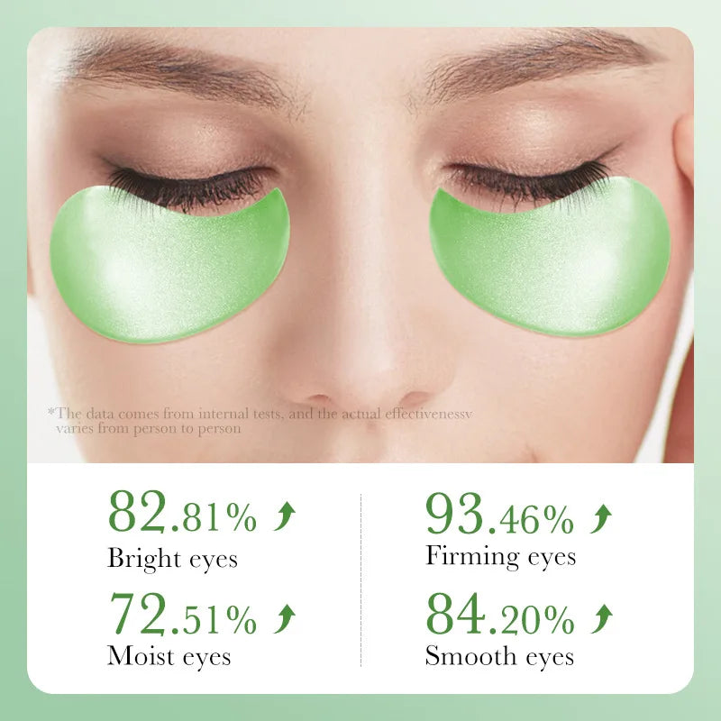 60pcs SAODER Aloe Vera Collagen Eye Mask – Anti-Dark Circles & Firming Eye Patches