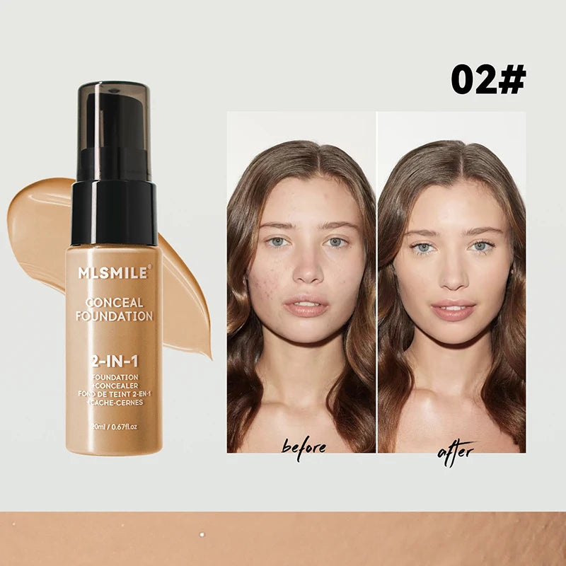 Full-Coverage Matte Foundation – Long-Lasting & Waterproof