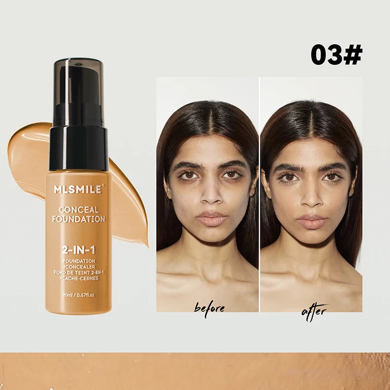 Full-Coverage Matte Foundation – Long-Lasting & Waterproof