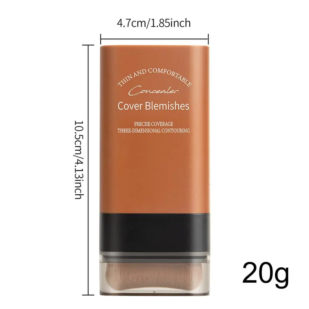 Matte Foundation Cream Stick – Full Coverage & Oil-Control Makeup