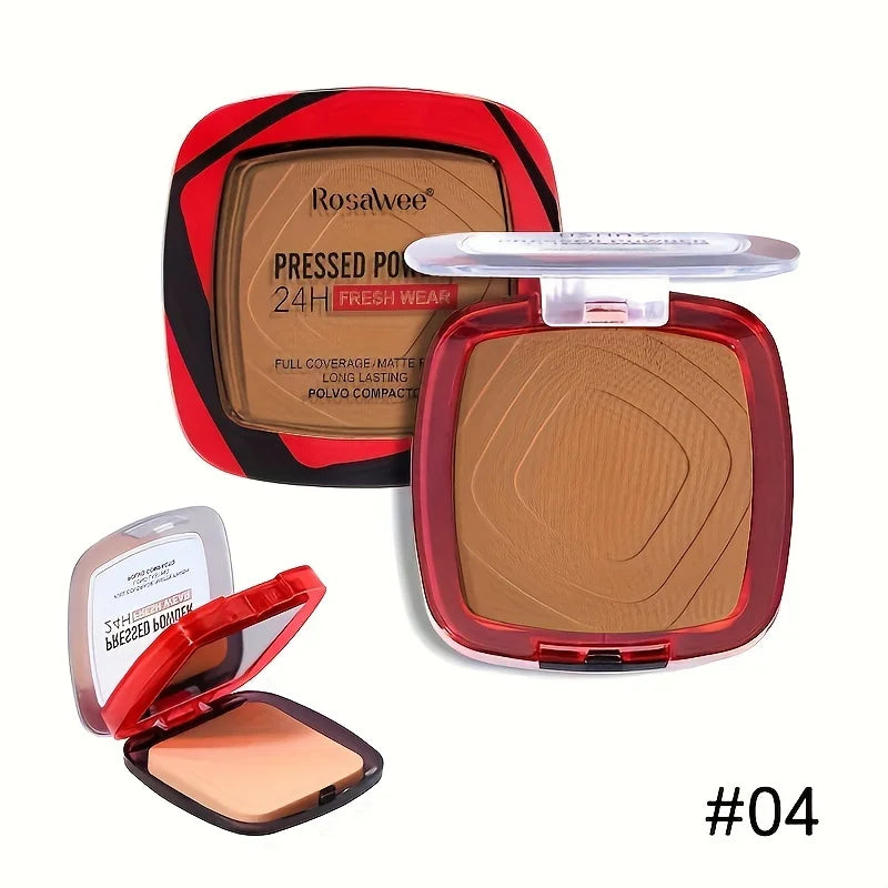 Matte Full Coverage Pressed Powder Foundation – 24H Fresh Wear & Weightless Finish