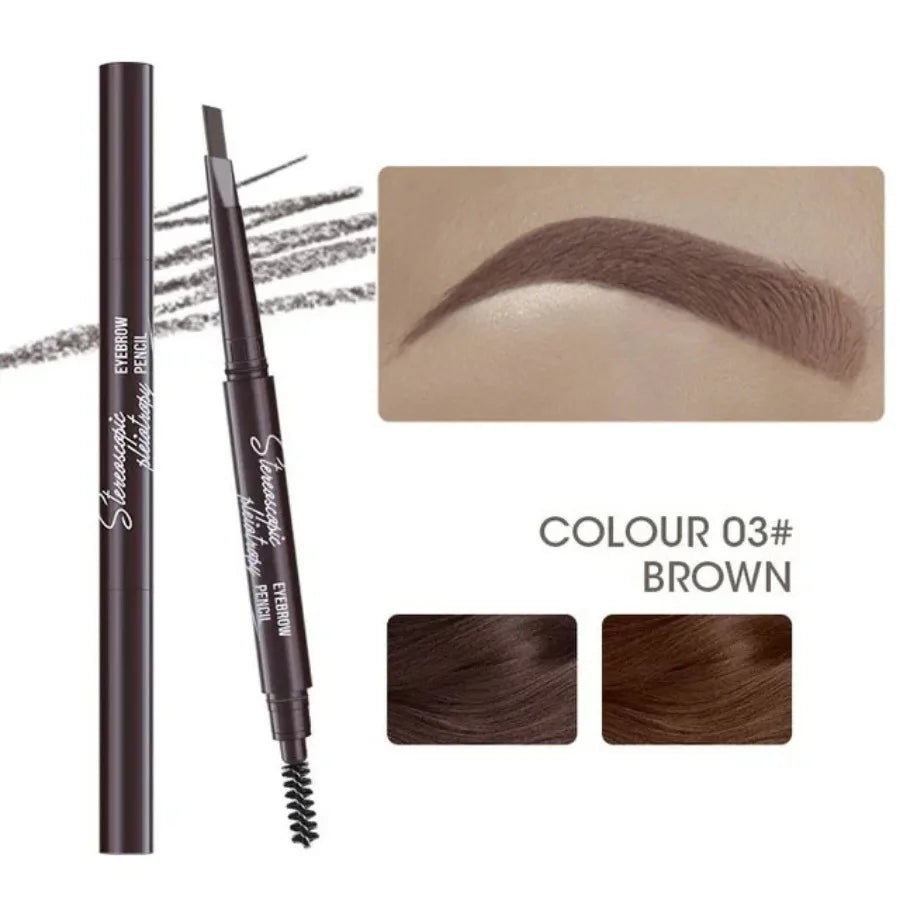 Natural Brown Waterproof Eyebrow Pencil – Ultra-Fine & Long-Lasting