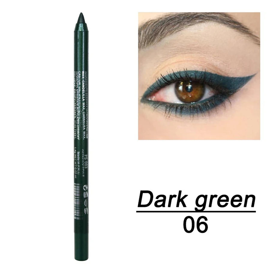 14-Color Colorful Eyeliner Pen – High-Pigment & Long-Lasting