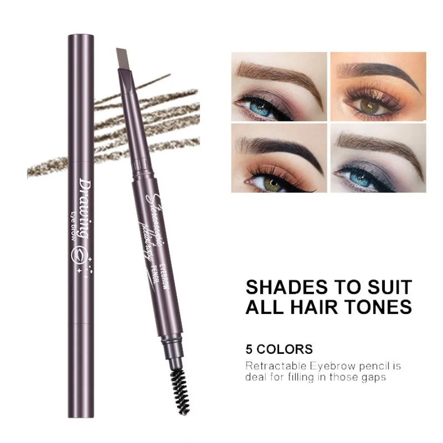 Natural Brown Waterproof Eyebrow Pencil – Ultra-Fine & Long-Lasting