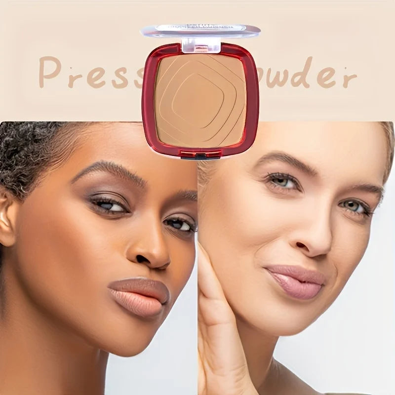 Matte Full Coverage Pressed Powder Foundation – 24H Fresh Wear & Weightless Finish