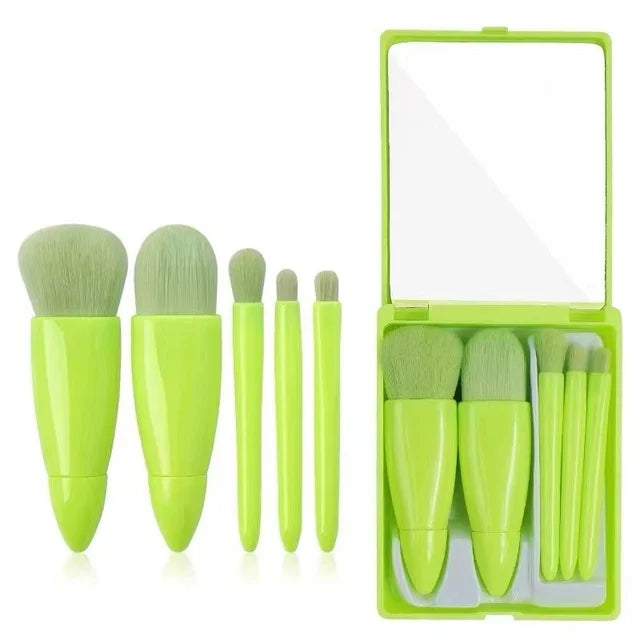 5pcs Travel Size Makeup Brushes Set