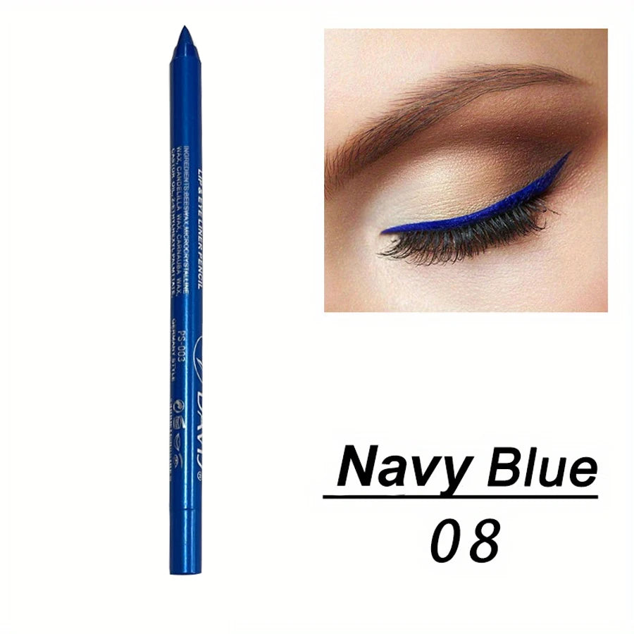 14-Color Colorful Eyeliner Pen – High-Pigment & Long-Lasting