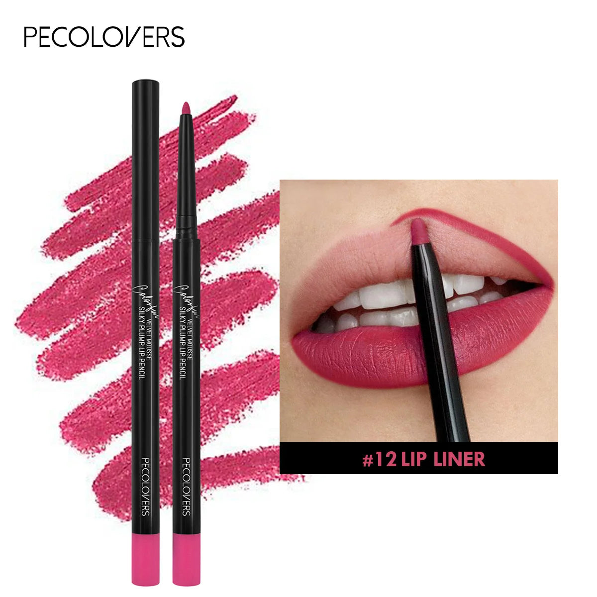 Waterproof Matte Lipliner Pencil – Long-Lasting & Non-Stick Formula