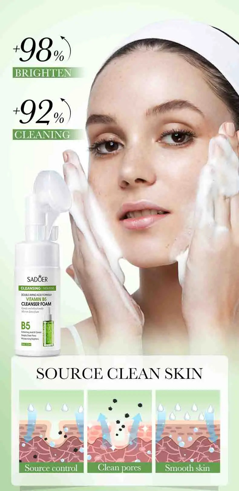 SAODER Q10 Vitamin C Face Wash
