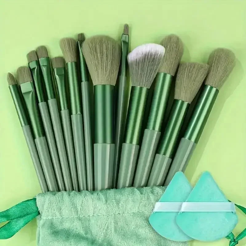 13pcs Premium Synthetic Makeup Brush Set – Soft & Cruelty-Free