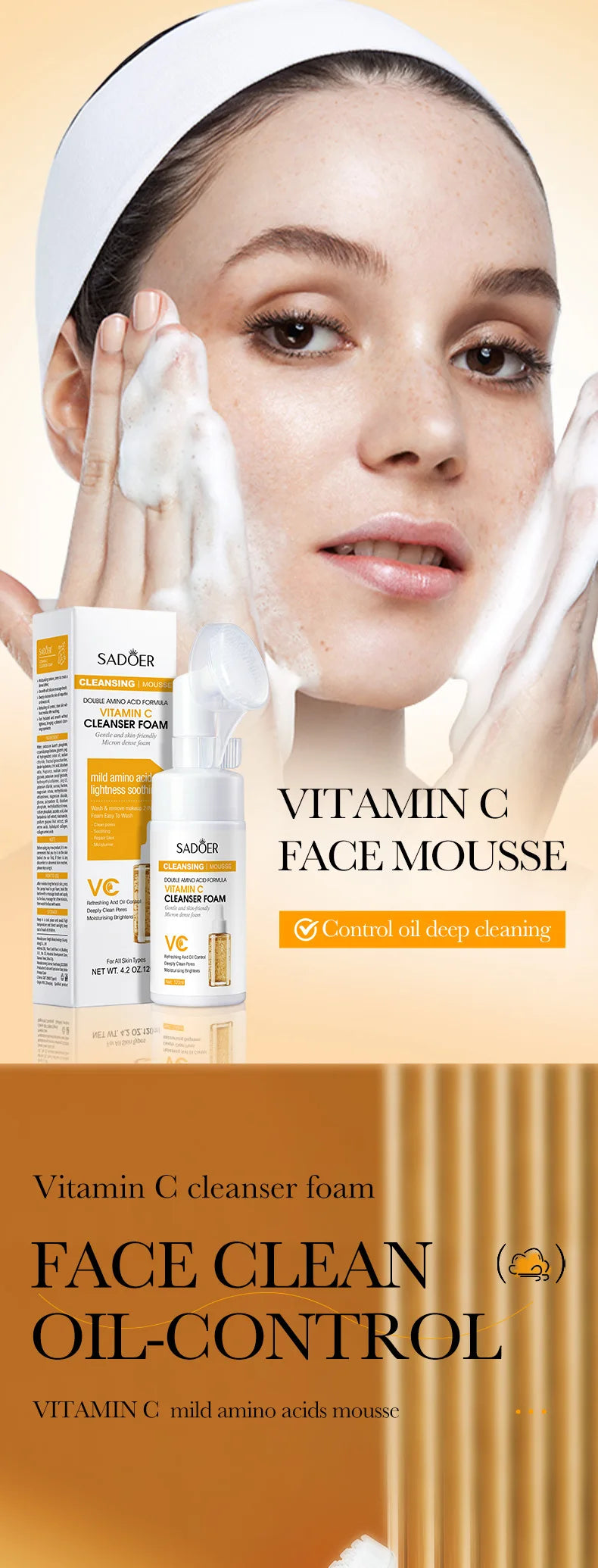 SAODER Q10 Vitamin C Face Wash
