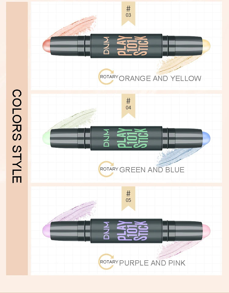 Double-End Concealer Stick – Foundation & Contour Pen for Flawless Coverage