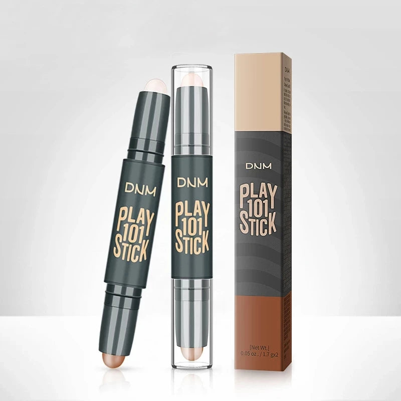 Double-End Concealer Stick – Foundation & Contour Pen for Flawless Coverage