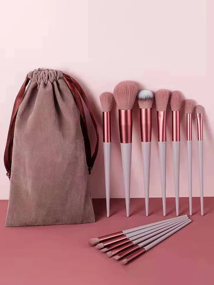 13pcs Makeup Brush Set – Soft Fiber Brushes for Beginners & Professionals