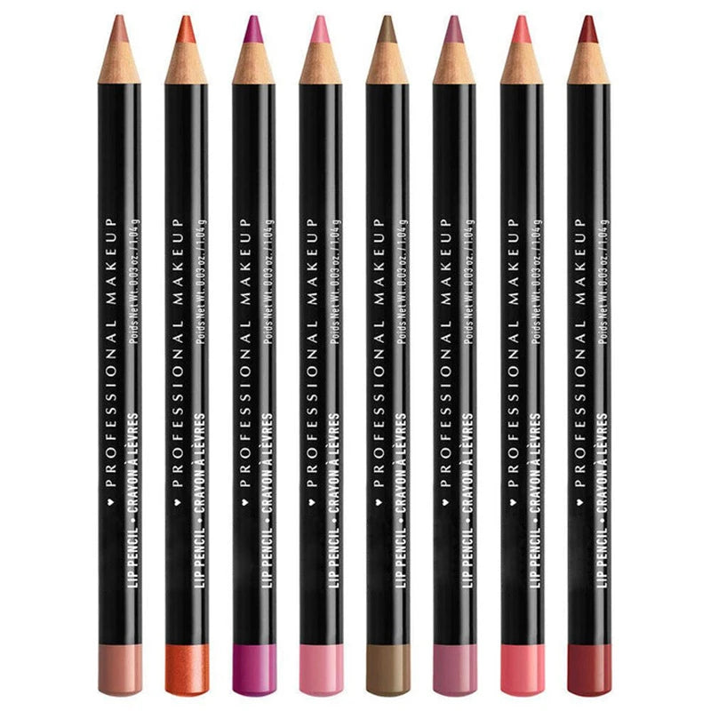 11-Color Matte Lipliner Pencil – Waterproof & Plumping Lip Contour