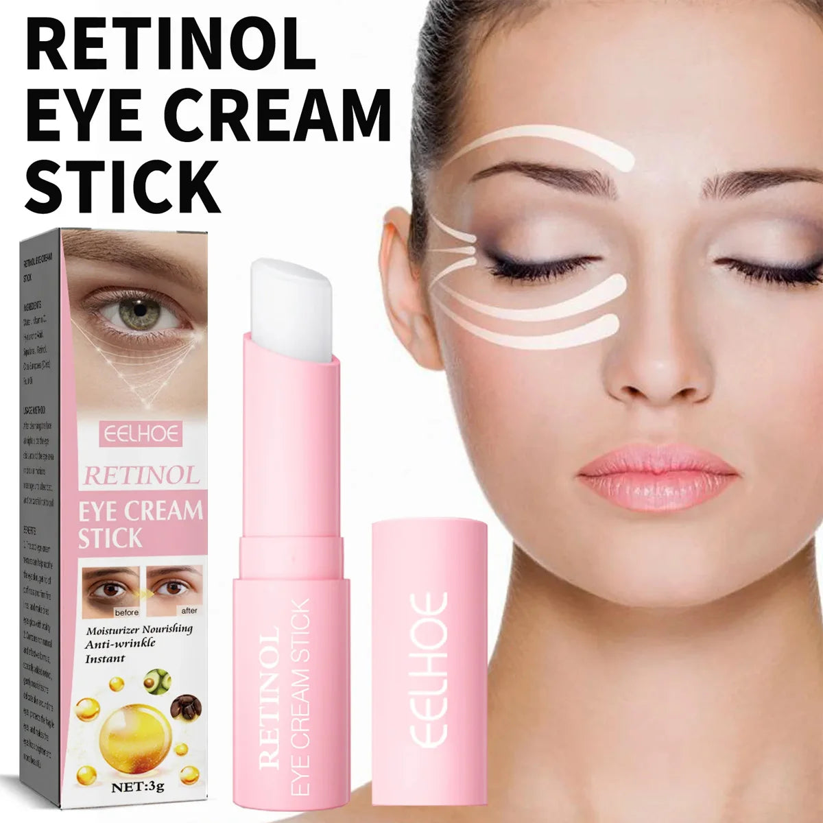 Retinol Smooth Wrinkle Eye Cream – Anti-Aging & Brightening Eye Care