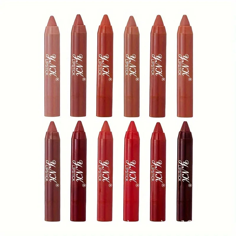 Nude Series Velvet Matte Lipstick Pencil – Long-Lasting & Waterproof