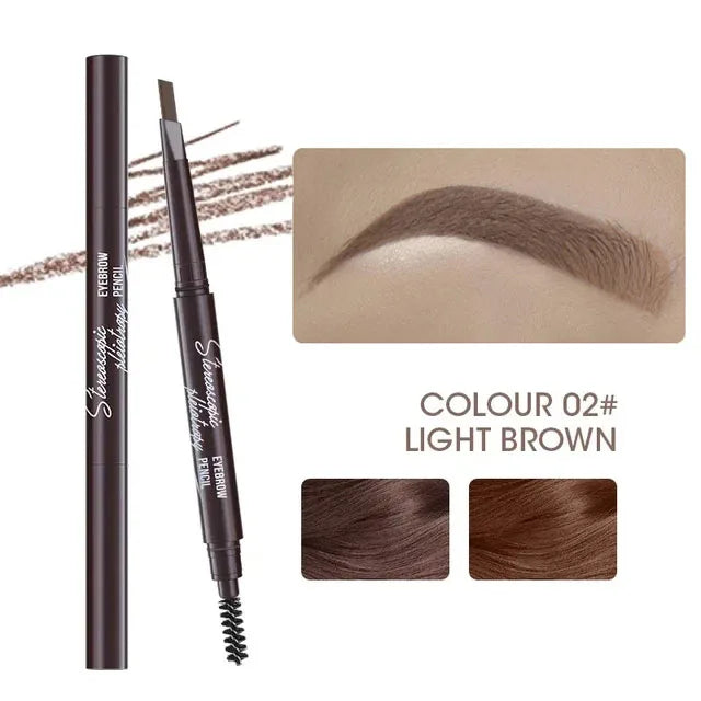 Natural Brown Waterproof Eyebrow Pencil – Ultra-Fine & Long-Lasting