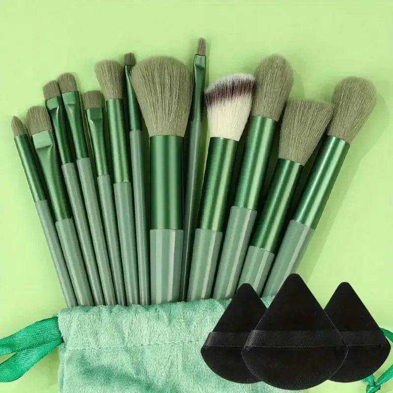 13pcs Premium Synthetic Makeup Brush Set – Soft & Cruelty-Free