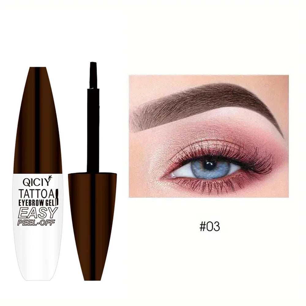 Lasting 3 Days Tattoo Eyebrow Gel Cream – Smudge-Proof & Waterproof