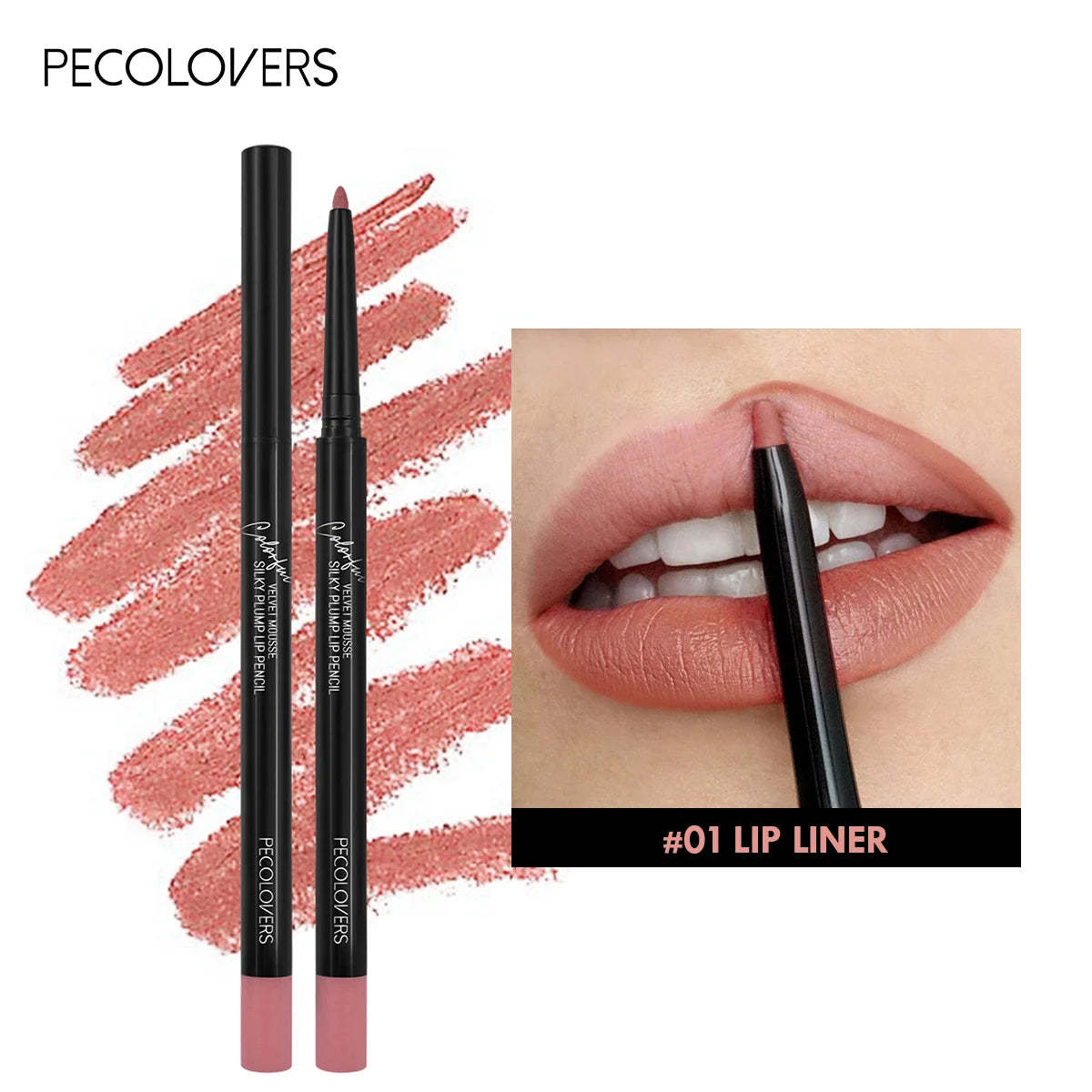 Waterproof Matte Lipliner Pencil – Long-Lasting & Non-Stick Formula