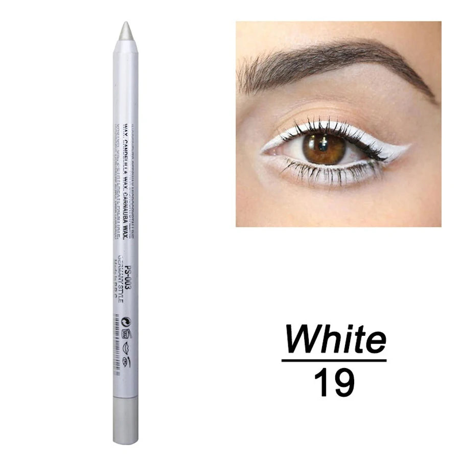 14-Color Colorful Eyeliner Pen – High-Pigment & Long-Lasting