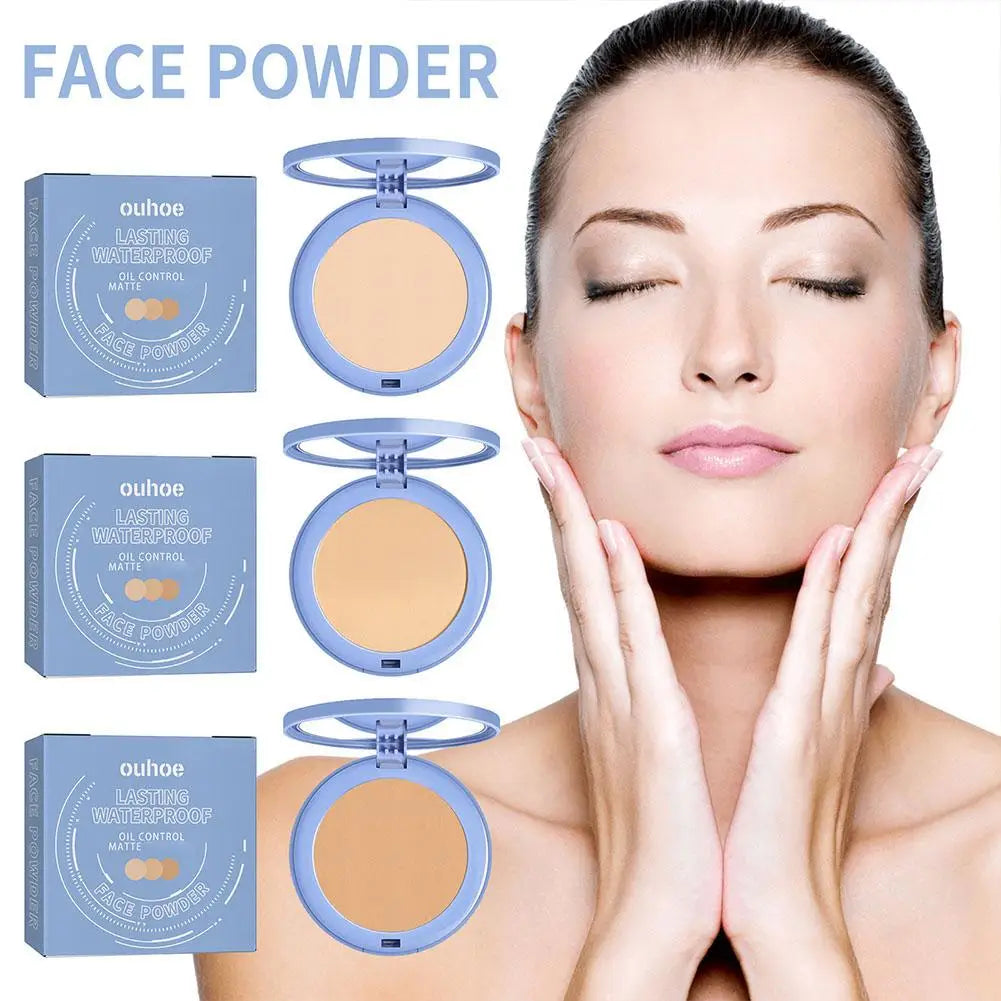 Sunscreen Powder – Oil-Control & Waterproof Matte Face Powder