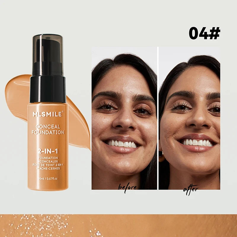 Full-Coverage Matte Foundation – Long-Lasting & Waterproof