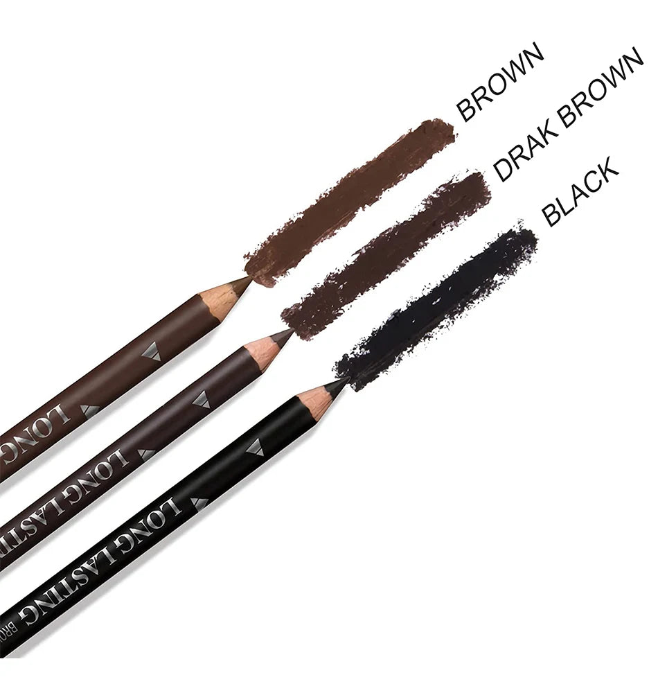 6/12Pcs Waterproof Eyebrow Pencil Set – Professional Eye Makeup Tool