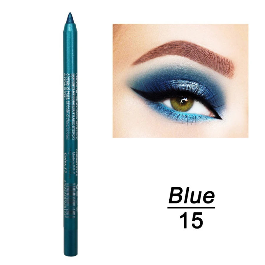 14-Color Colorful Eyeliner Pen – High-Pigment & Long-Lasting