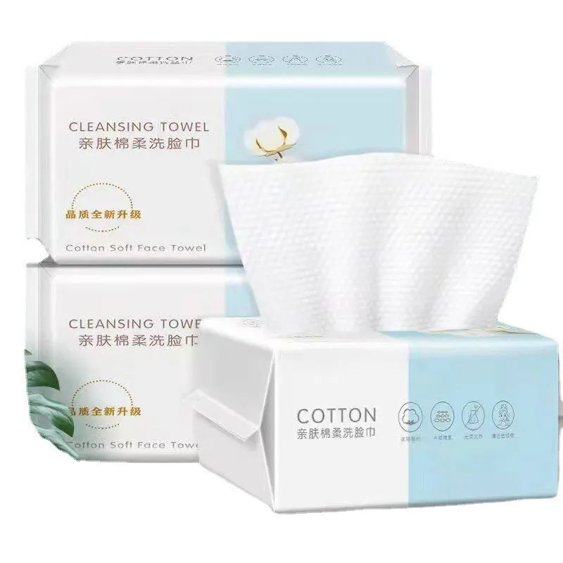 Cotton Disposable Face Towels (100pcs)