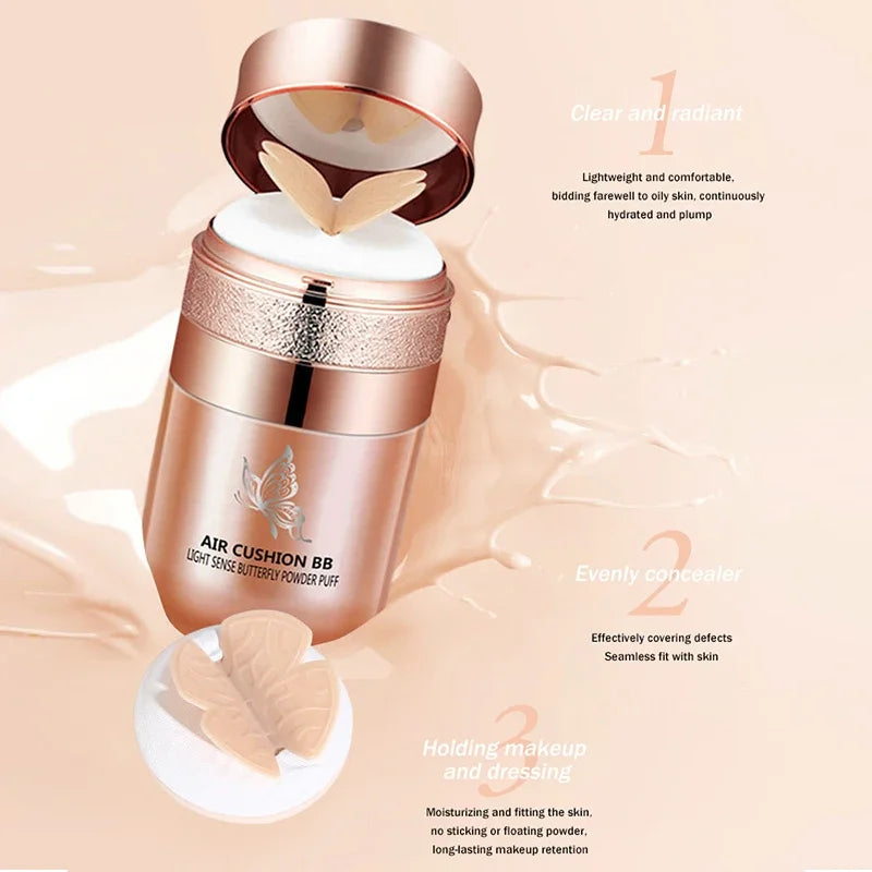 Air Cushion BB Cream – Moisturizing & Waterproof Foundation