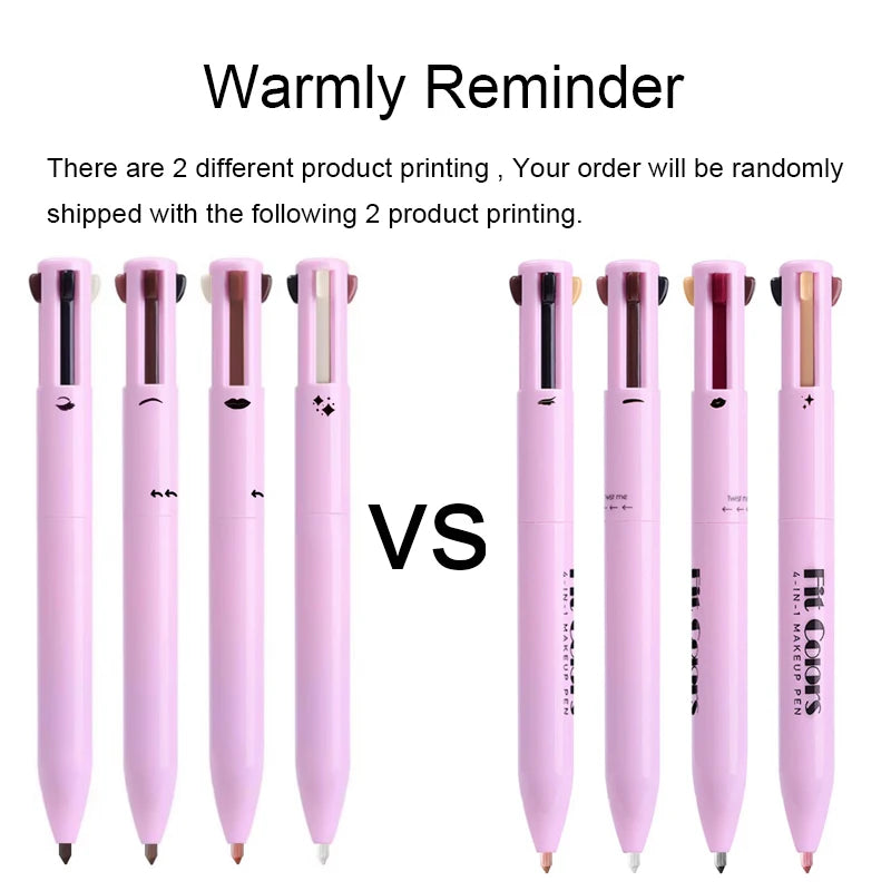 4-in-1 Multi-Functional Pencil Set – Lip Liner, Eyeliner & Eyebrow Pencil