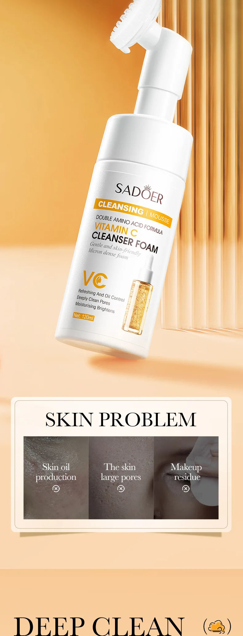 SAODER Q10 Vitamin C Face Wash