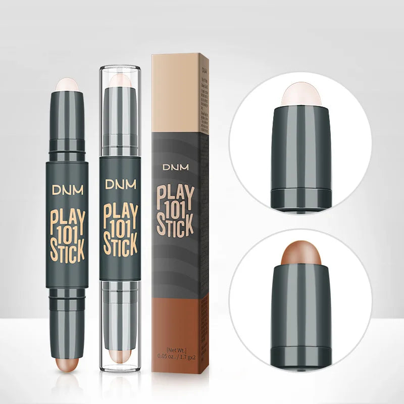 Double-End Concealer Stick – Foundation & Contour Pen for Flawless Coverage