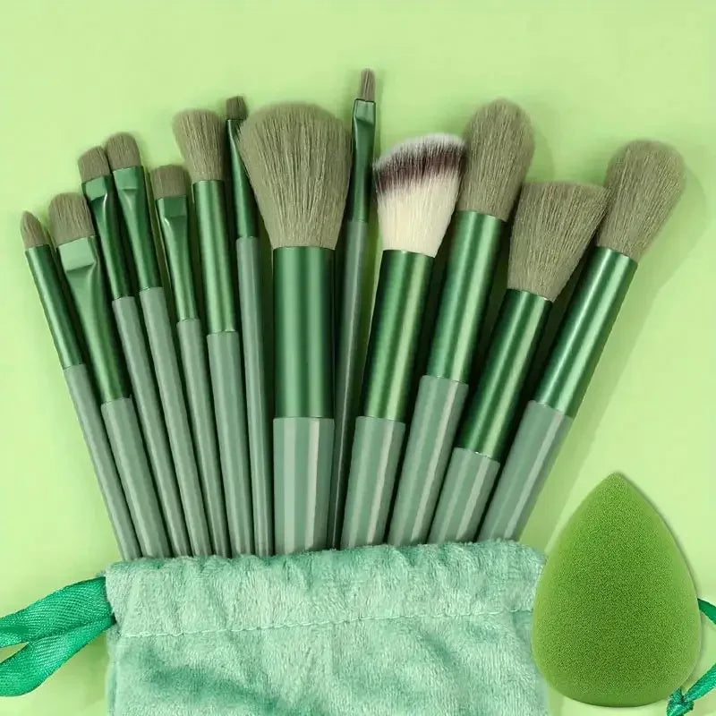 13pcs Premium Synthetic Makeup Brush Set – Soft & Cruelty-Free