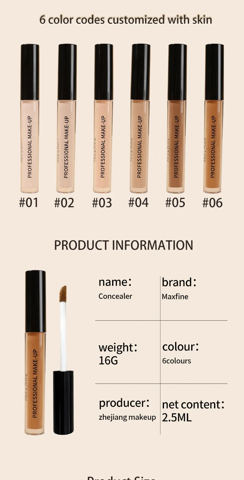 "Matte Coverage Liquid Concealer"