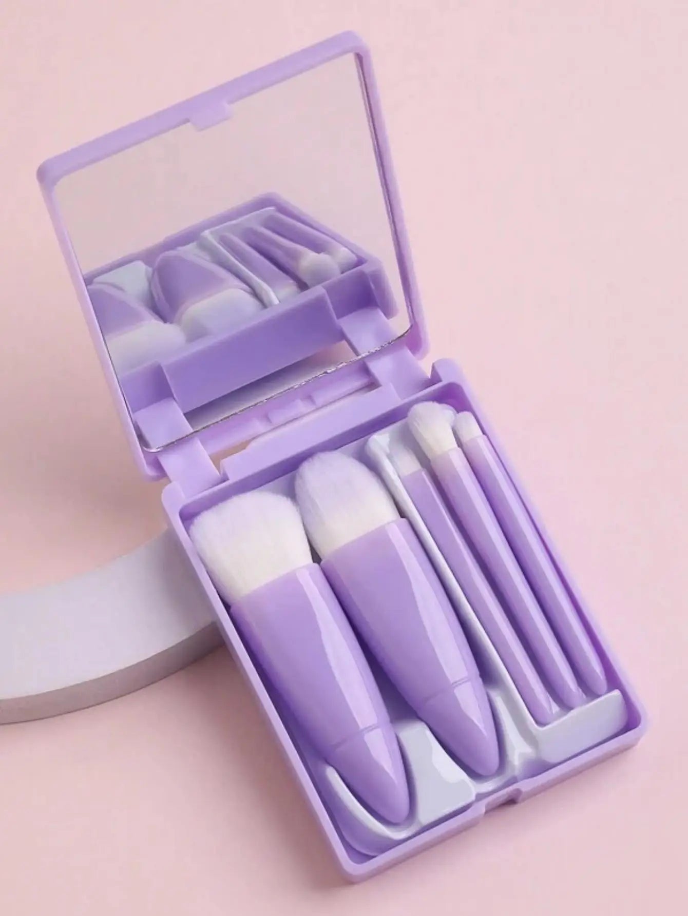 5pcs Travel Size Makeup Brushes Set