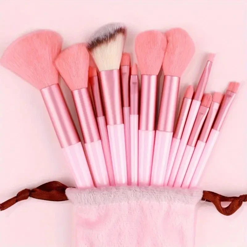 13pcs Premium Synthetic Makeup Brush Set – Soft & Cruelty-Free