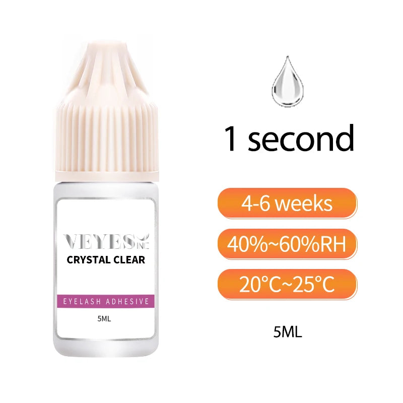 Veyes Inc 5ml Eyelash Extensions Glue – Fast-Drying & Strong Adhesive