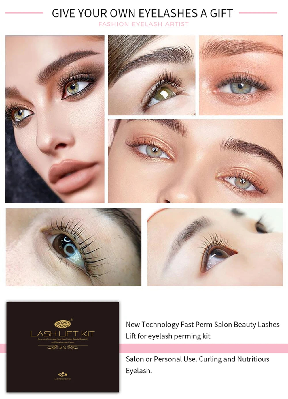 Quick Lash Lift Kit – 5-8 Minute Eyelash Perm for Long-Lasting Curl