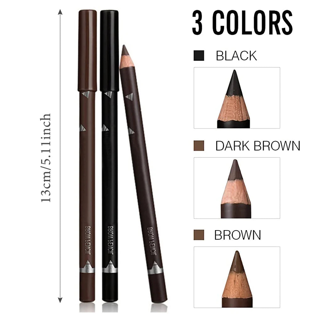 6/12Pcs Waterproof Eyebrow Pencil Set – Professional Eye Makeup Tool